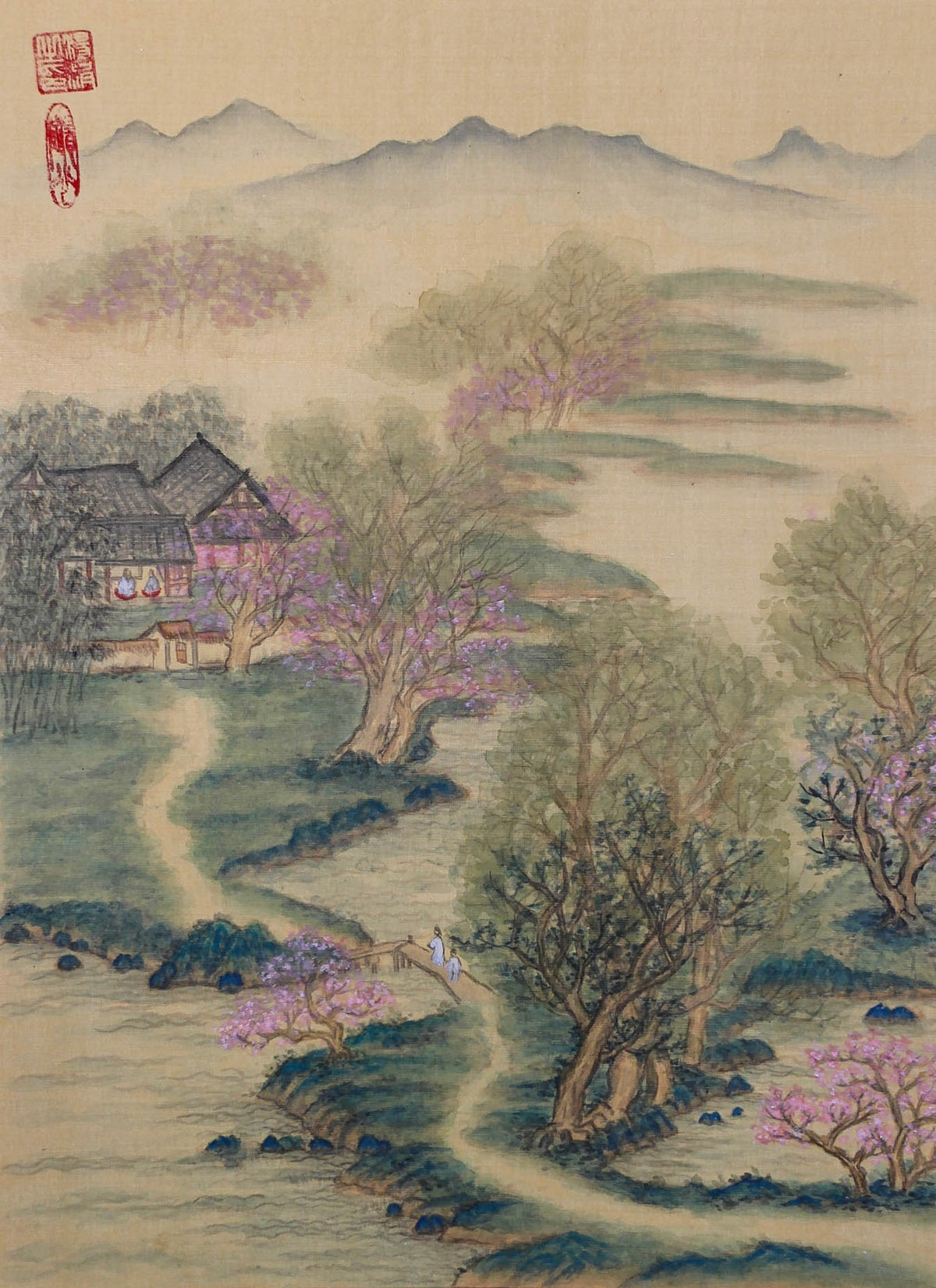 Walking in spring