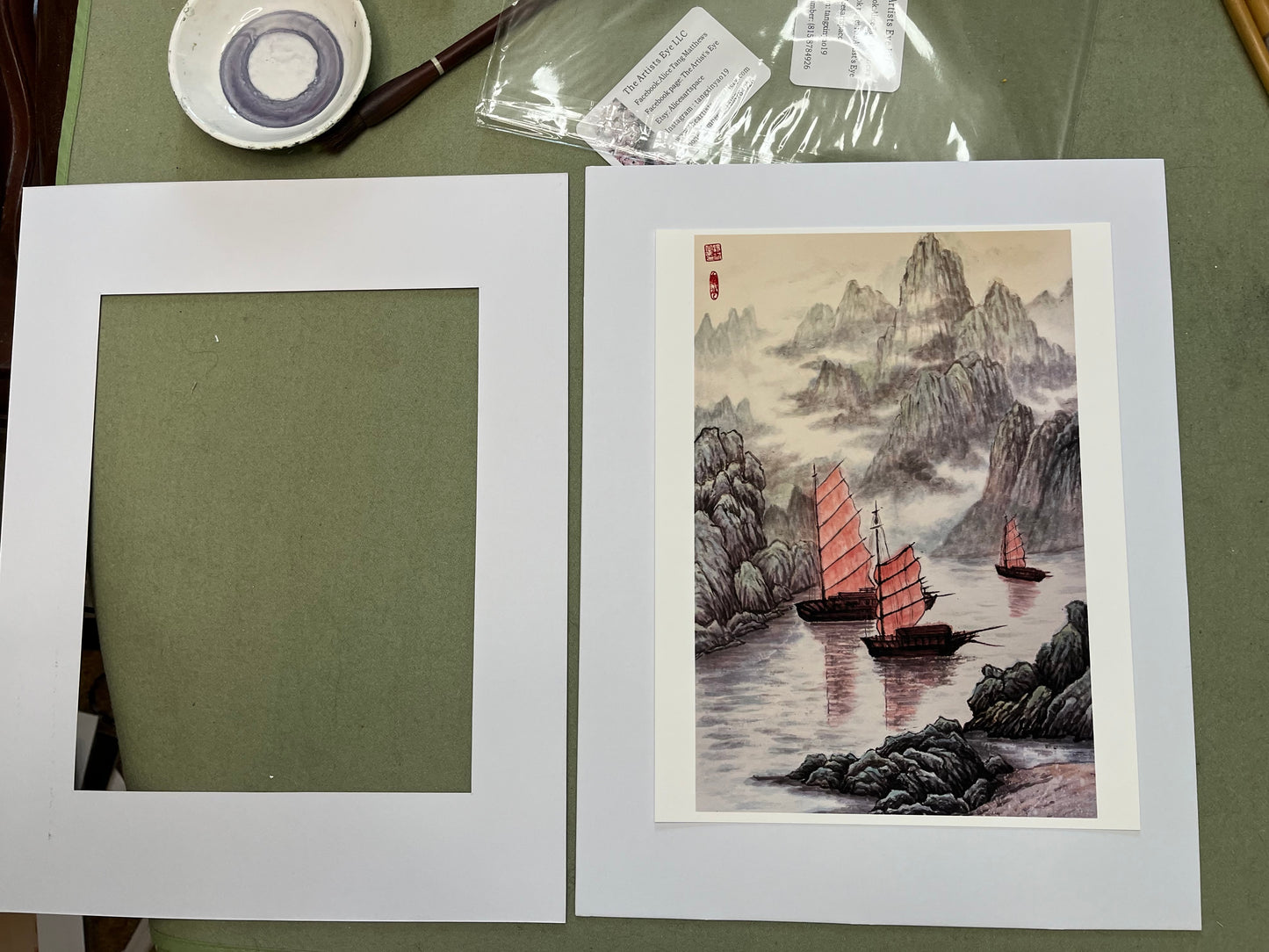 Fine Art print“sail into the mist”