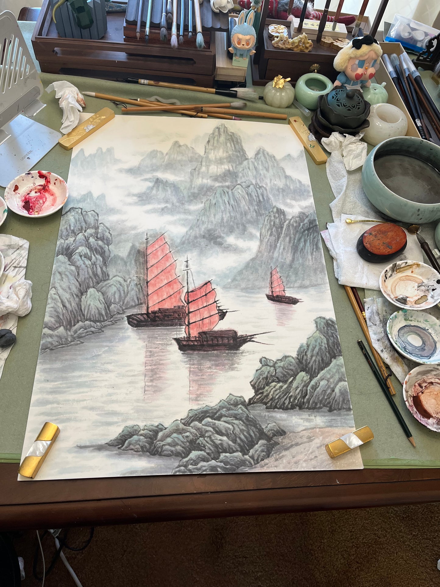 Sails in Mist