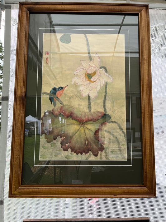 Kingfisher and Lotus