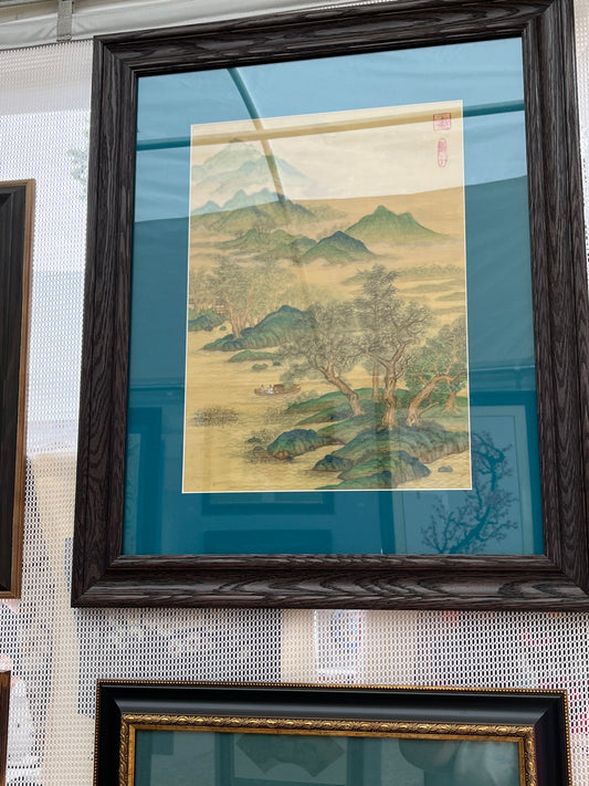 Between the mountains