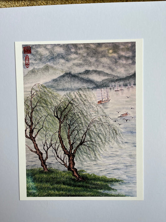 Fine Art print " Lake view"